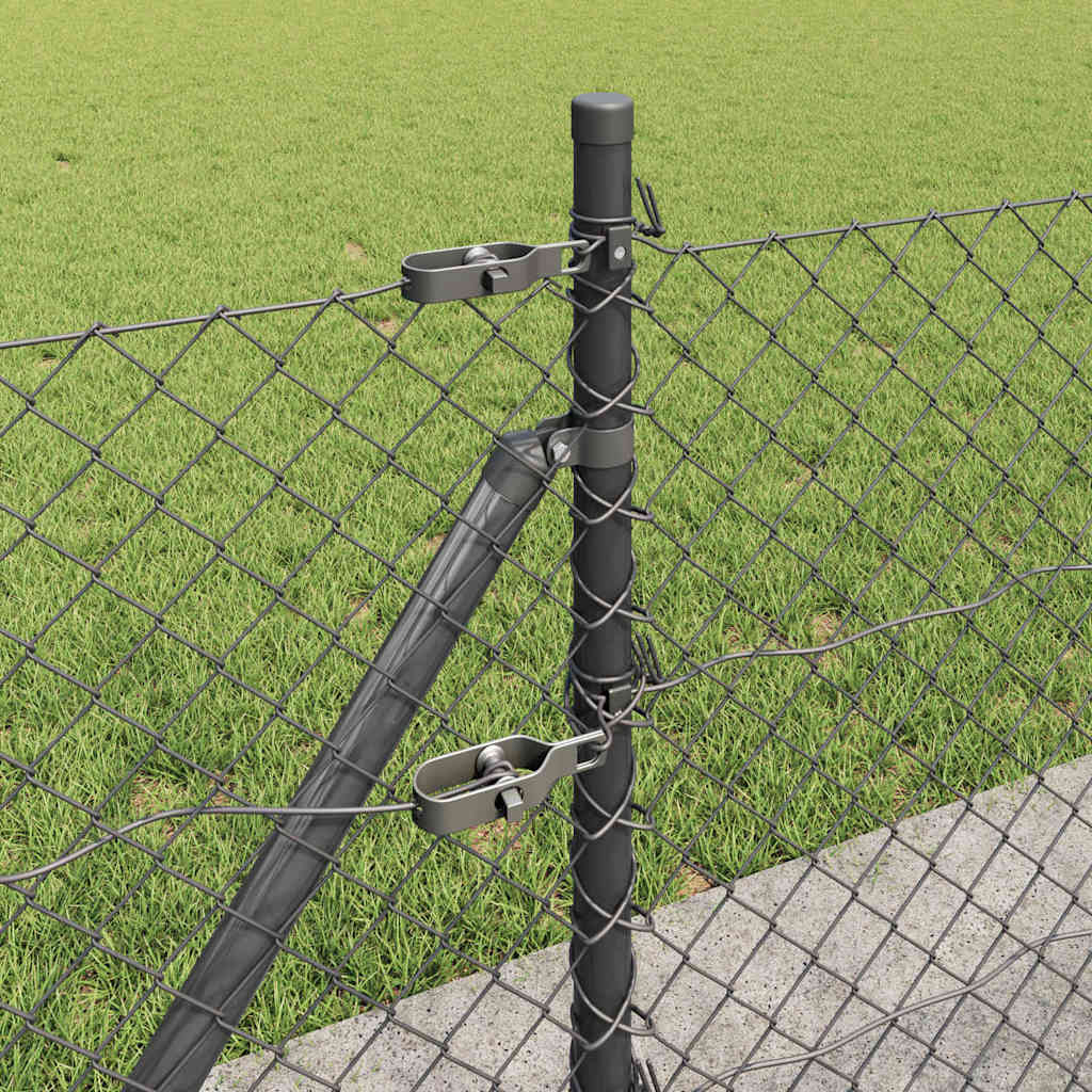 Palo della recinzione Grigio 25 x 0,6 m (rete di 60 x 60 mm)