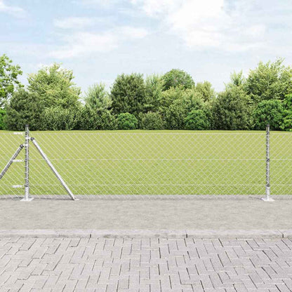 Palo della recinzione Argento 10 x 0,6 m (rete 40 x 40 mm)