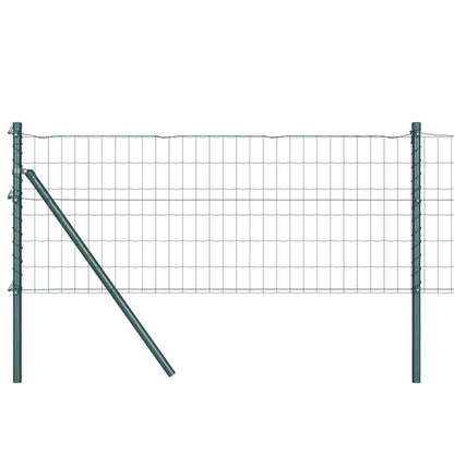 Recinzione con Posto Verde 0,6 x 25 m Acciaio e PVC