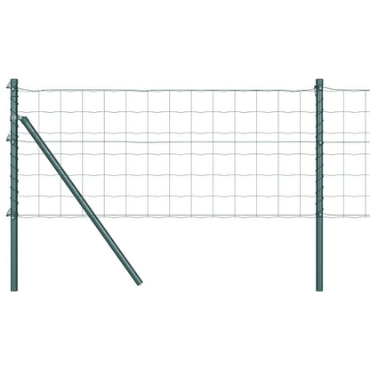 Recinzione con Posto Verde 0,6 x 25 m Acciaio e PVC