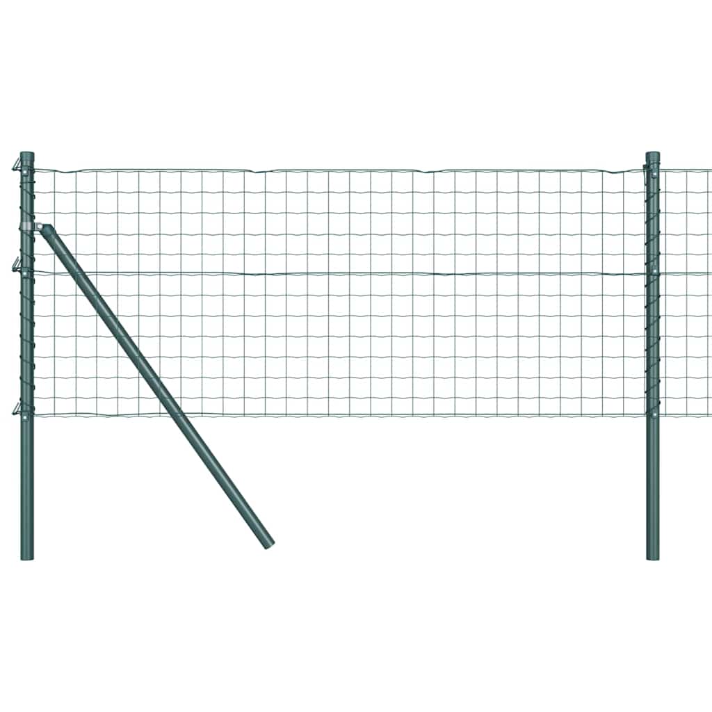 Recinzione con Posto Verde 0,4 x 50 m Acciaio e PVC