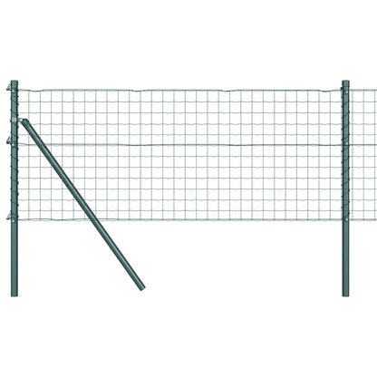 Recinzione con Posto Verde 0,4 x 50 m Acciaio e PVC