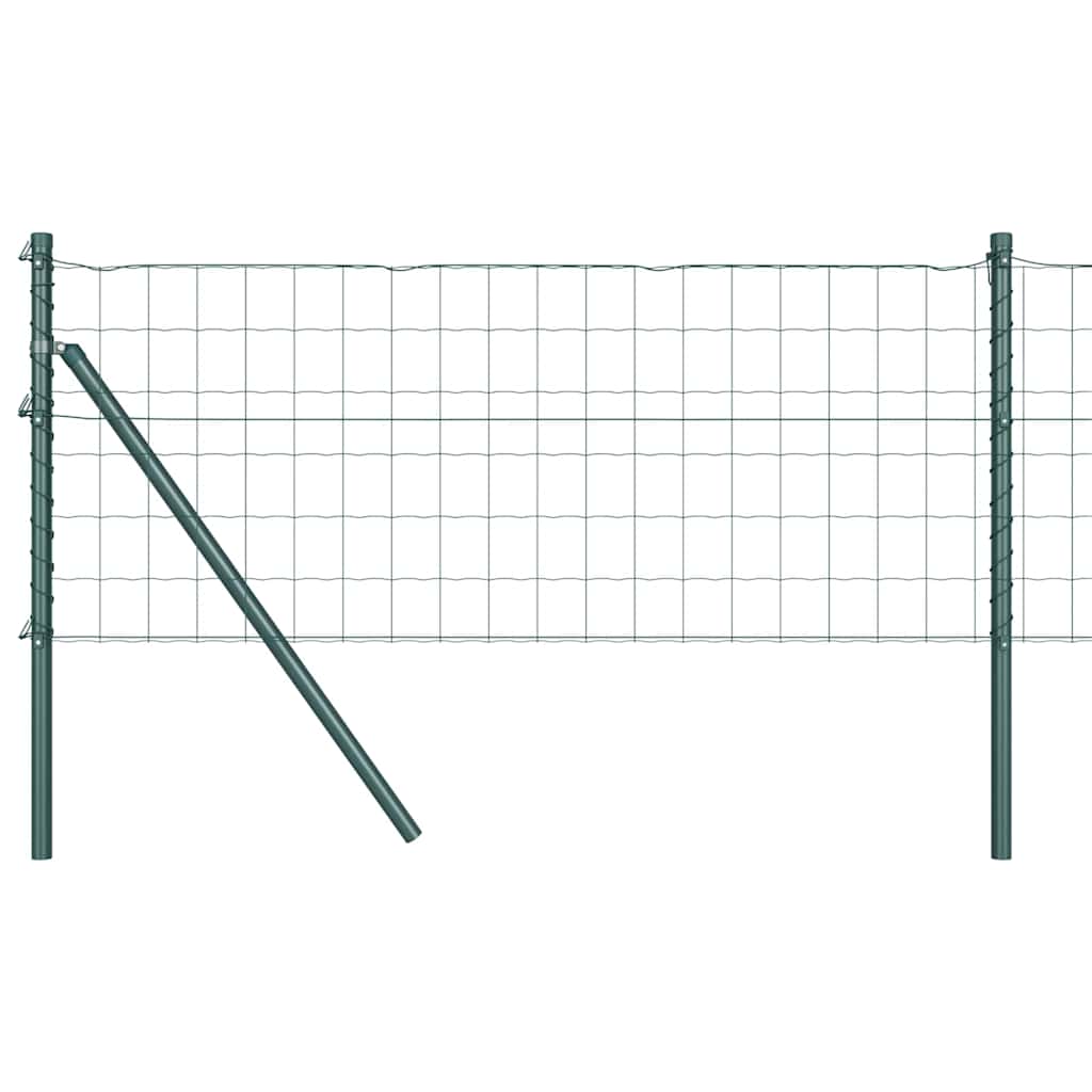 Recinzione con Posto Verde 0,4 x 50 m Acciaio e PVC