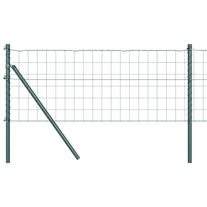Recinzione con Posto Verde 0,4 x 50 m Acciaio e PVC