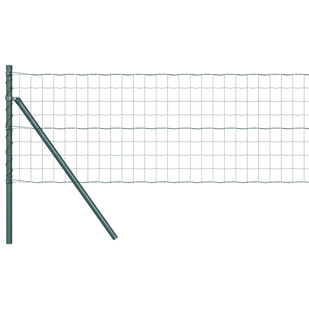 Recinzione con Posto Verde 0,4 x 50 m Acciaio e PVC