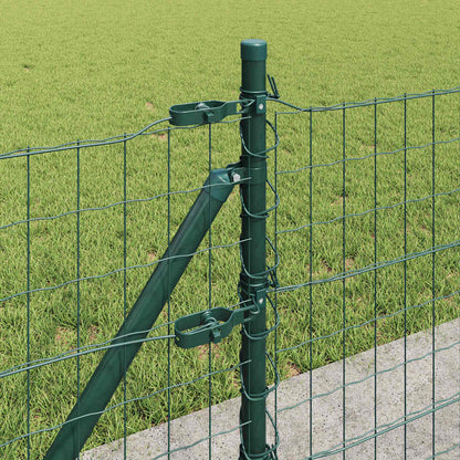 Recinzione con Posto Verde 0,6 x 25 m Acciaio e PVC
