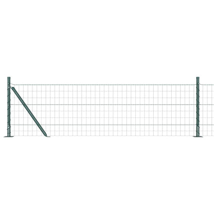 Recinzione con Posto Verde 0,6 x 25 m Acciaio e PVC