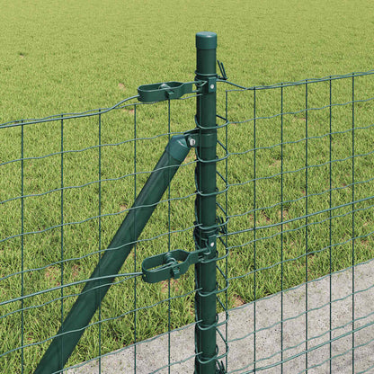 Recinzione con Posto Verde 0,6 x 50 m Acciaio e PVC
