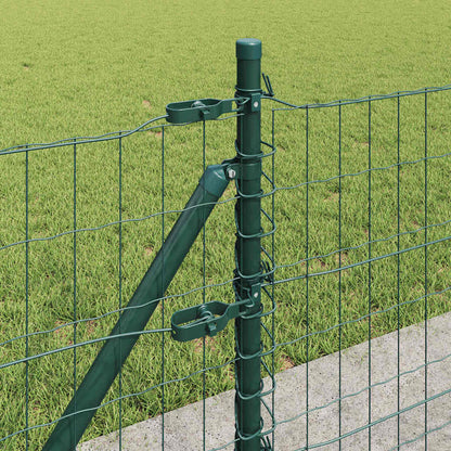 Recinzione con Posto Verde 0,4 x 50 m Acciaio e PVC