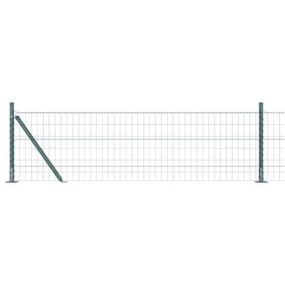 Recinzione con Posto Verde 0,4 x 50 m Acciaio e PVC