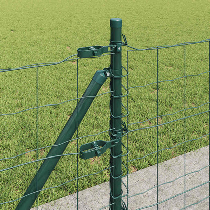 Recinzione con Posto Verde 0,4 x 50 m Acciaio e PVC