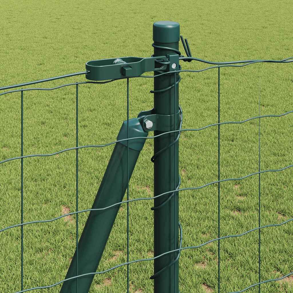 Recinzione con Posto Verde 1,2 x 10 m Acciaio