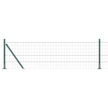 Recinzione con Posto Verde 0,6 x 25 m Acciaio e PVC