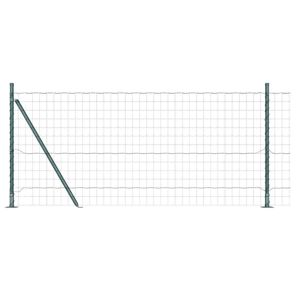 Recinzione con Posto Verde 0,8 x 25 m Acciaio