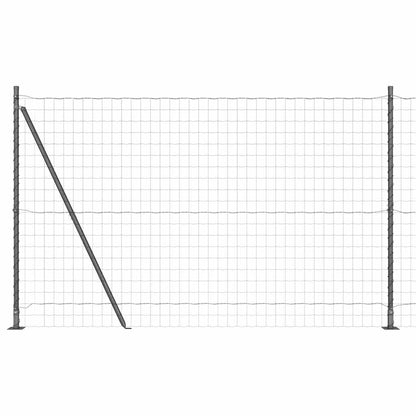 Recinzione con Posto Grigio 1,5 x 10 m Acciaio