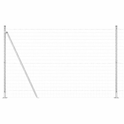 Recinzione con Posto Argento 1,5 x 10 m Acciaio