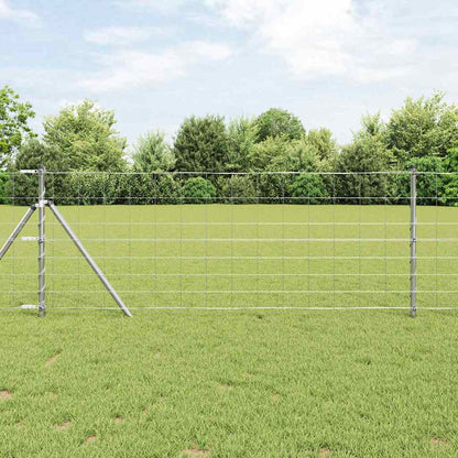Palo della recinzione Zincato 25 x 0,8 m Acciaio