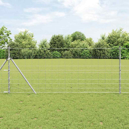 Palo della recinzione Zincato 25 x 1 m Acciaio