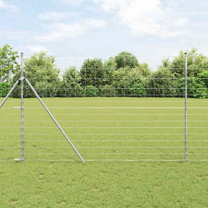 Palo della recinzione Zincato 25 x 1,6 m Acciaio