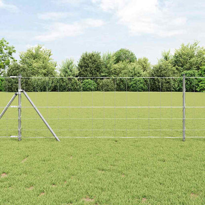 Palo della recinzione Zincato 50 x 0,8 m Acciaio