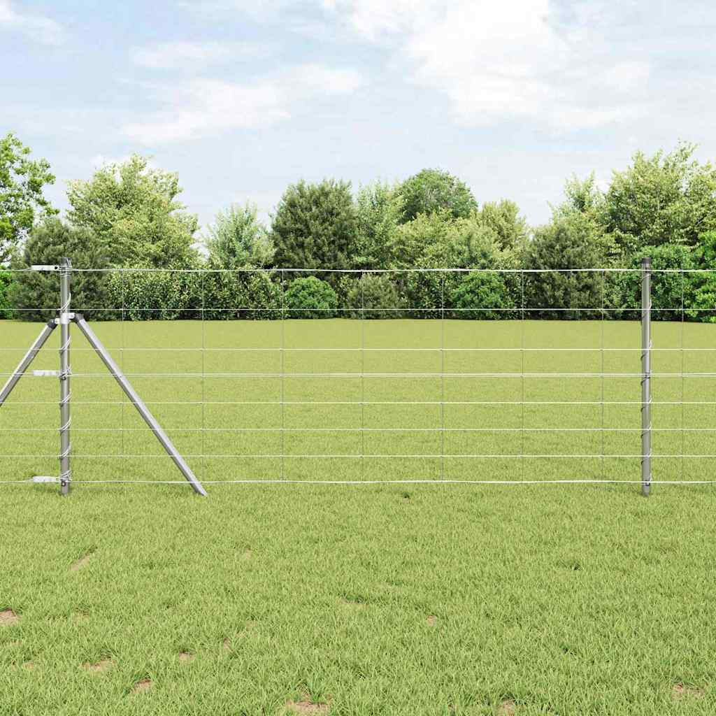 Palo della recinzione Zincato 50 x 0,8 m Acciaio