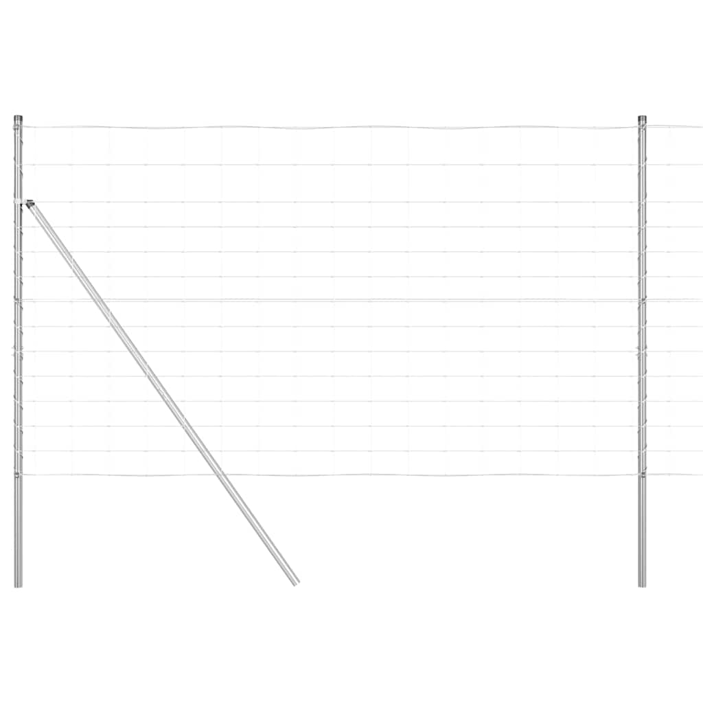 Palo della recinzione Zincato 50 x 1,4 m Acciaio