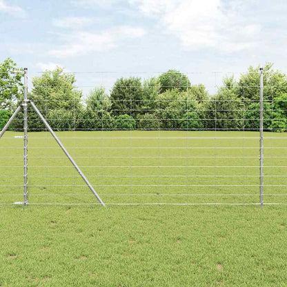 Palo della recinzione Zincato 50 x 1,4 m Acciaio