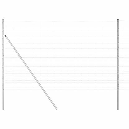 Palo della recinzione Zincato 50 x 1,5 m Acciaio
