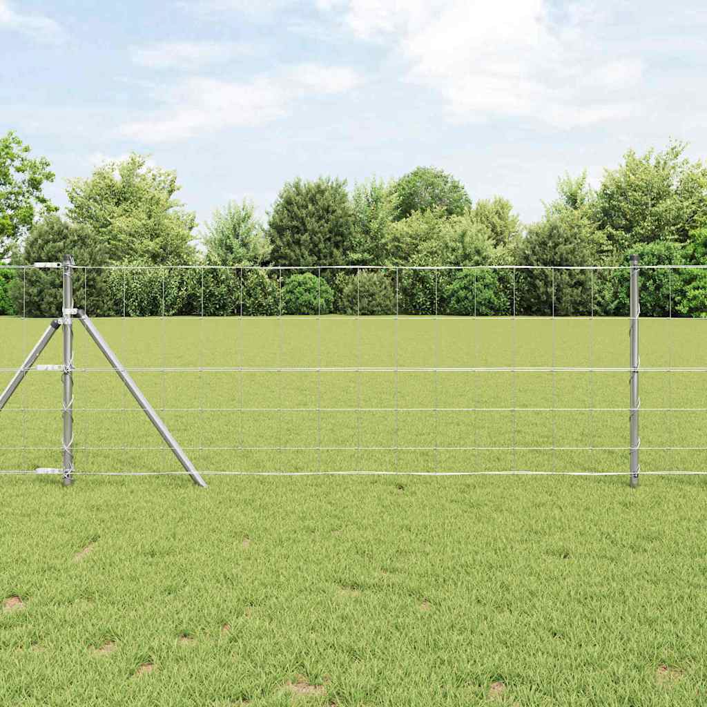 Palo della recinzione Zincato 100 x 0,8 m Acciaio