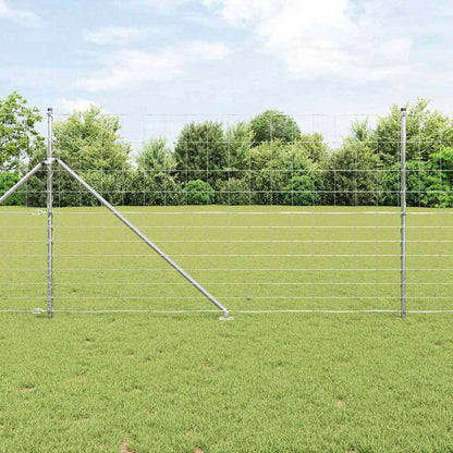 Palo della recinzione Zincato 25 x 1,4 m Acciaio