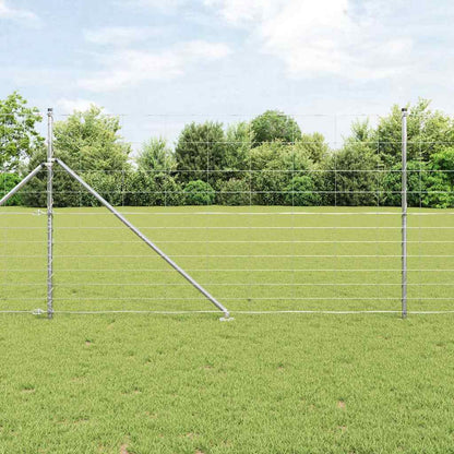 Palo della recinzione Zincato 25 x 1,4 m Acciaio