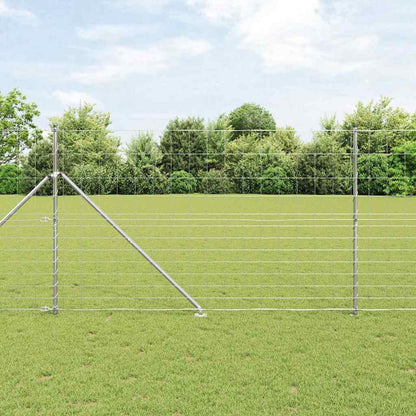 Palo della recinzione Zincato 25 x 1,5 m Acciaio