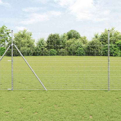 Palo della recinzione Zincato 50 x 1,5 m Acciaio