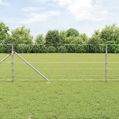 Palo della recinzione Zincato 100 x 0,8 m Acciaio