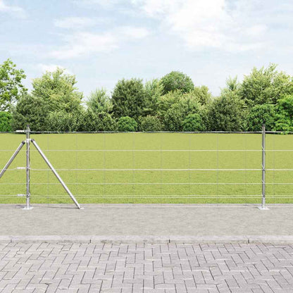 Palo della recinzione Zincato 25 x 0,8 m Acciaio