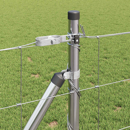 Palo della recinzione Zincato 25 x 0,8 m Acciaio