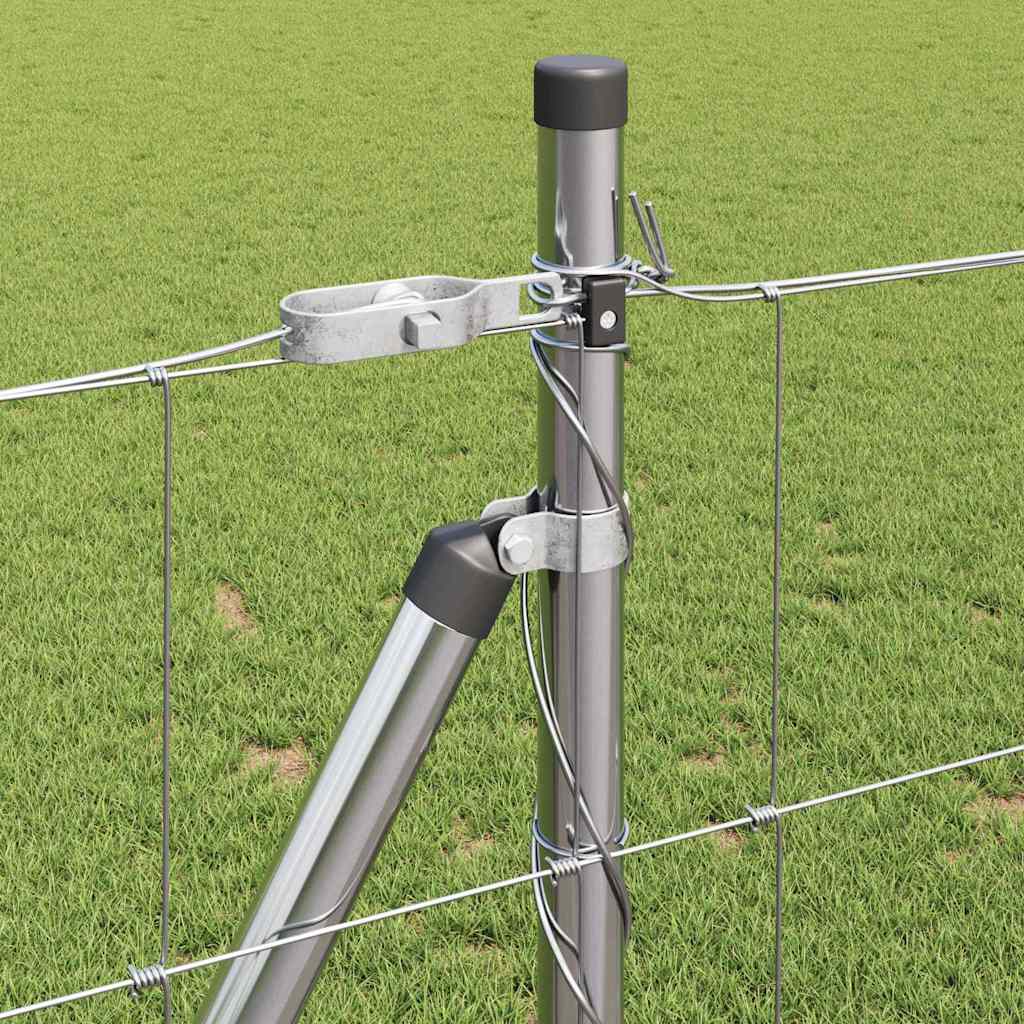 Palo della recinzione Zincato 25 x 1 m Acciaio
