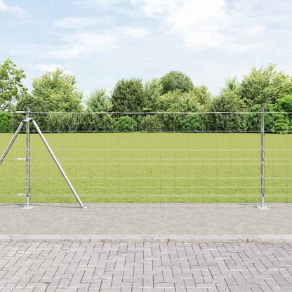 Palo della recinzione Zincato 25 x 1 m Acciaio