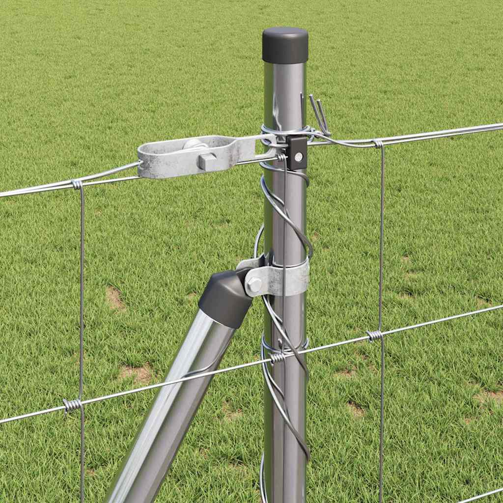 Palo della recinzione Zincato 25 x 1 m Acciaio