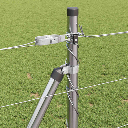 Palo della recinzione Zincato 25 x 1 m Acciaio