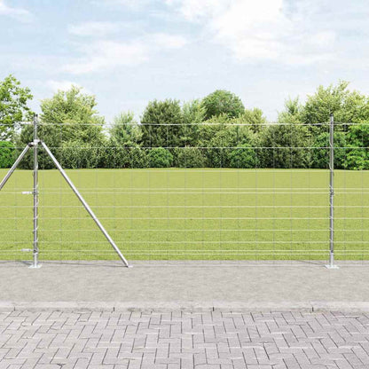Palo della recinzione Zincato 25 x 1,2 m Acciaio