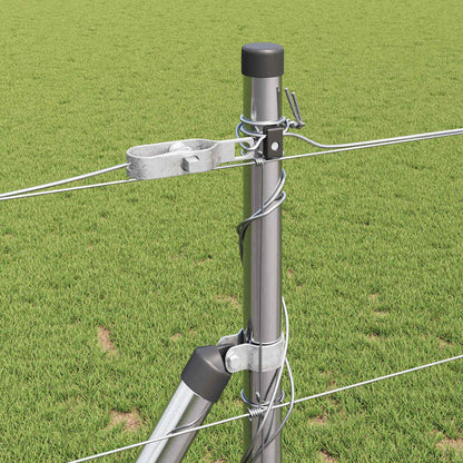 Palo della recinzione Zincato 25 x 1,2 m Acciaio