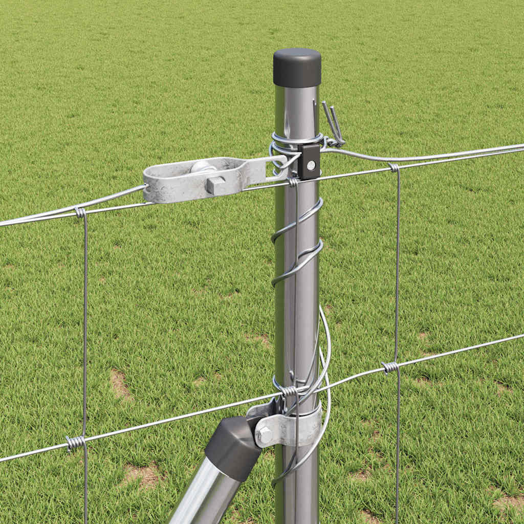 Palo della recinzione Zincato 25 x 1,2 m Acciaio
