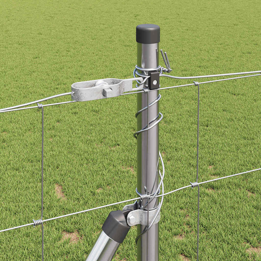 Palo della recinzione Zincato 25 x 1,2 m Acciaio