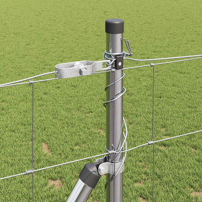 Palo della recinzione Zincato 25 x 1,2 m Acciaio