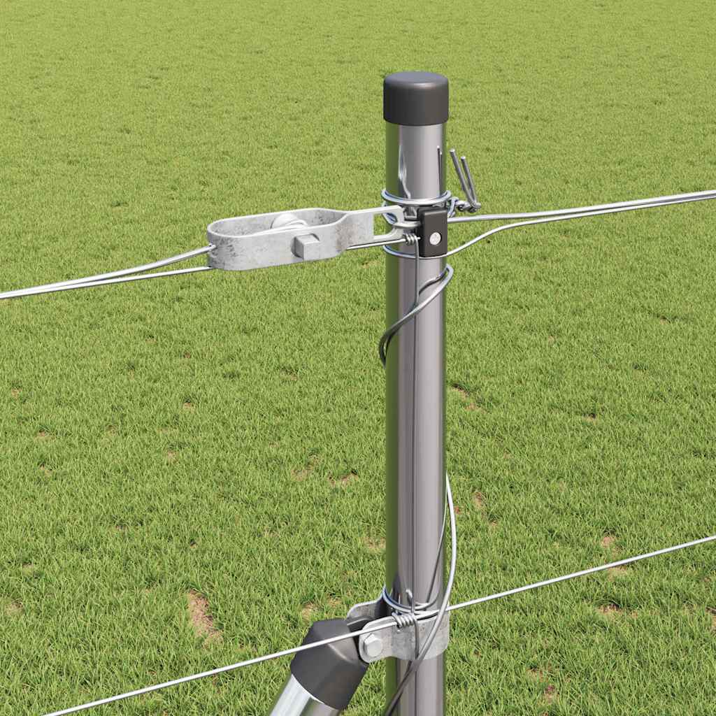 Palo della recinzione Zincato 25 x 1,4 m Acciaio