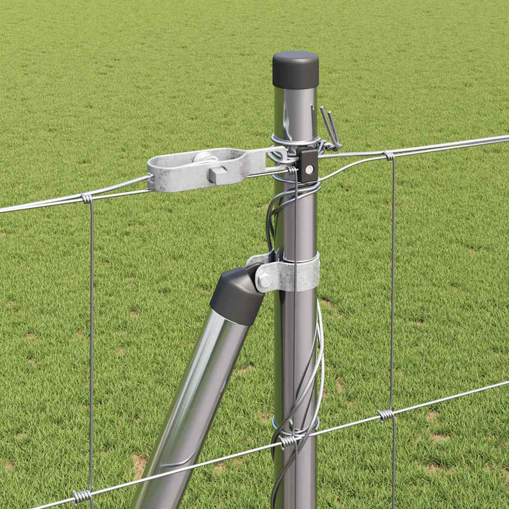 Palo della recinzione Zincato 25 x 1,5 m Acciaio