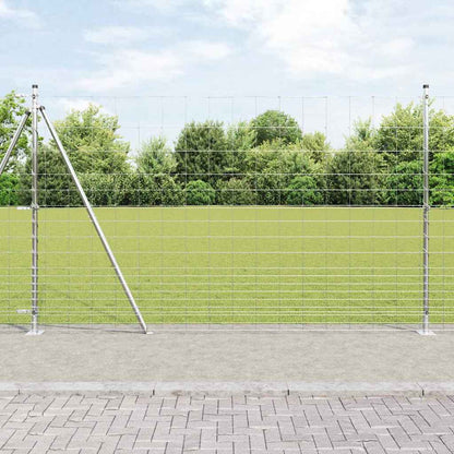 Palo della recinzione Zincato 25 x 1,5 m Acciaio