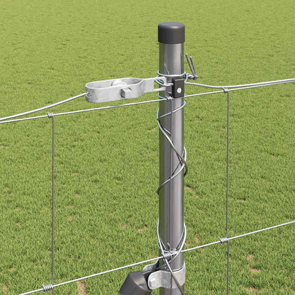 Palo della recinzione Zincato 25 x 1,6 m Acciaio