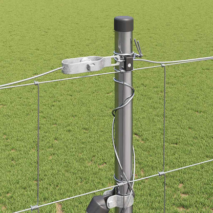 Palo della recinzione Zincato 25 x 1,6 m Acciaio